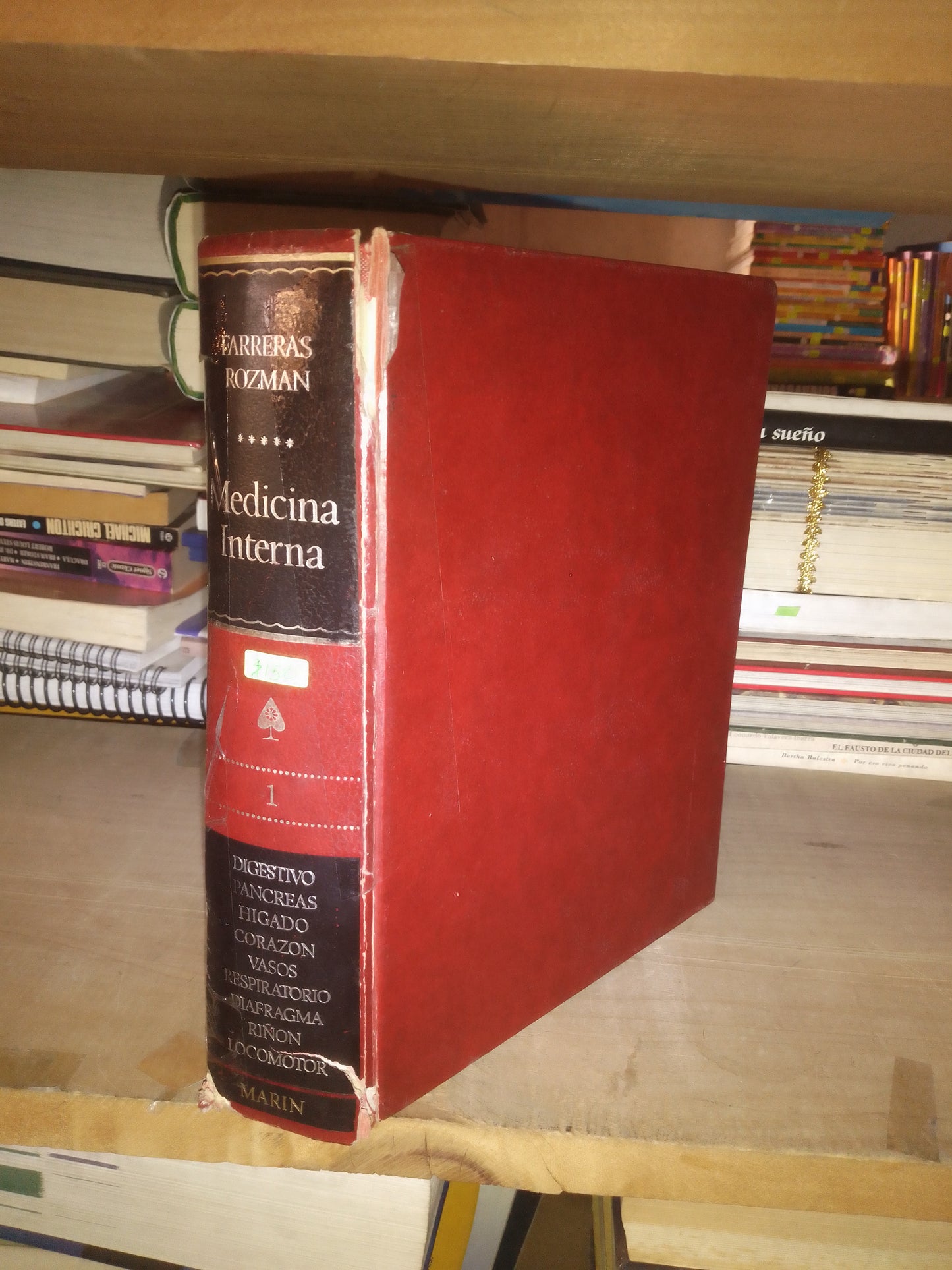 MEDICINA INTERNA TOMO I POR P. FARRERAS VALENTÍ Y CIRIL ROZMAN USADO MEDICINA LITERARIO 207