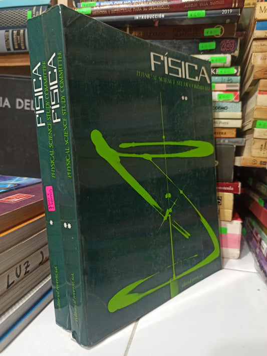 FISICA PHYSICAL SCIENCE STUDY COMMITTEE POR EDITORIAL REVERTE USADO FISICA JUÁREZ 2 TOMOS POR $300