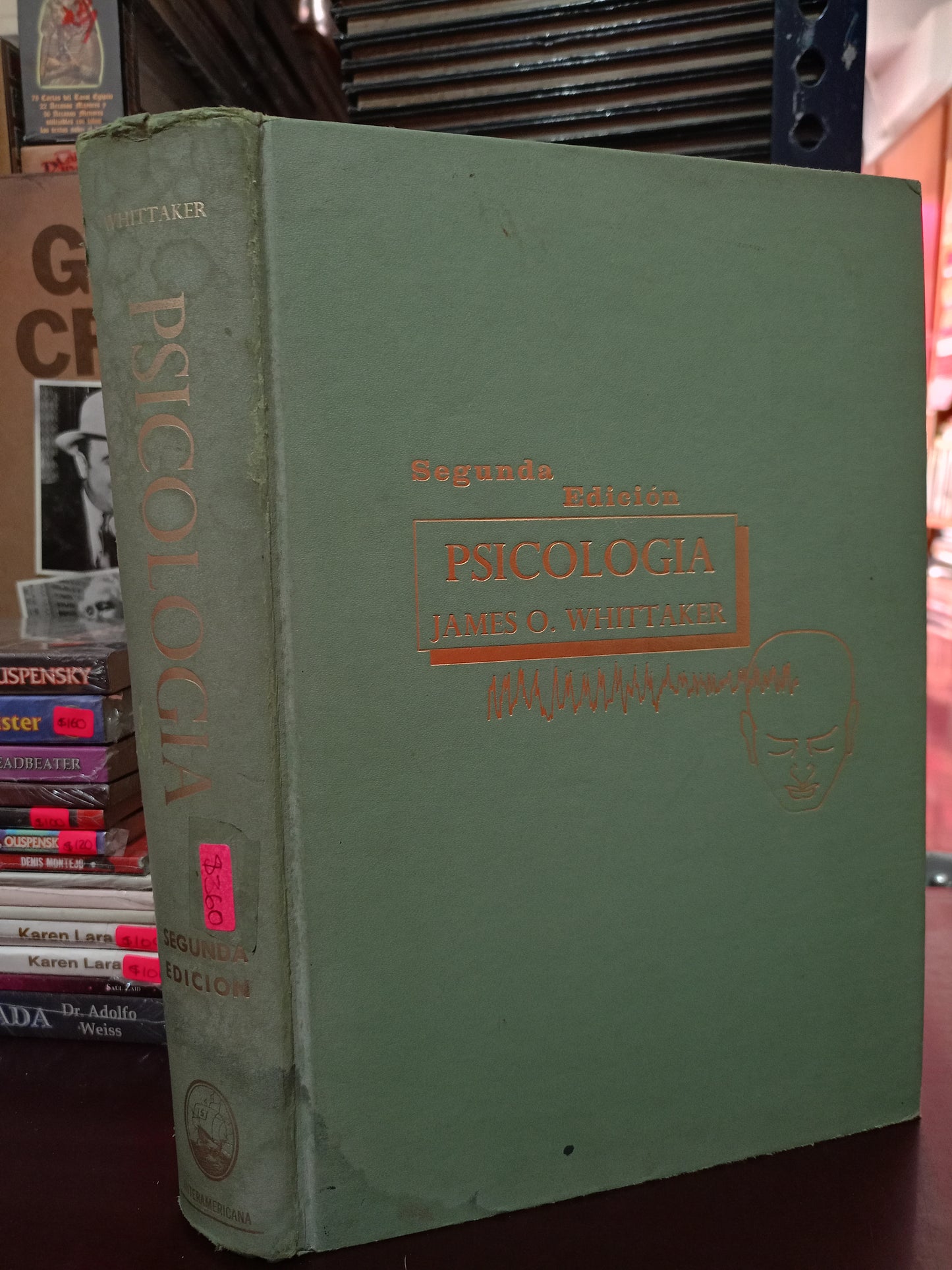 PSICOLOGÍA POR JAMES O. WHITTAKER USADO PSICOLOGÍA LITERARIO 305
