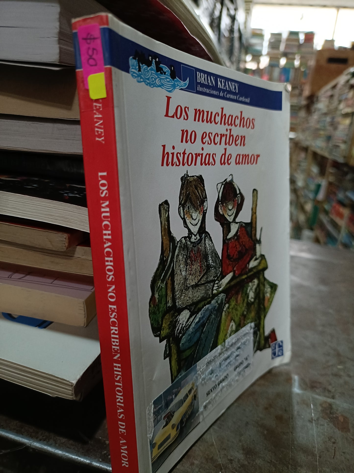 LOS MUCHACHOS NO ESCRIBEN HISTORIAS DE AMOR POR BRIAN KEANEY USADO INFANTIL ALDAMA
