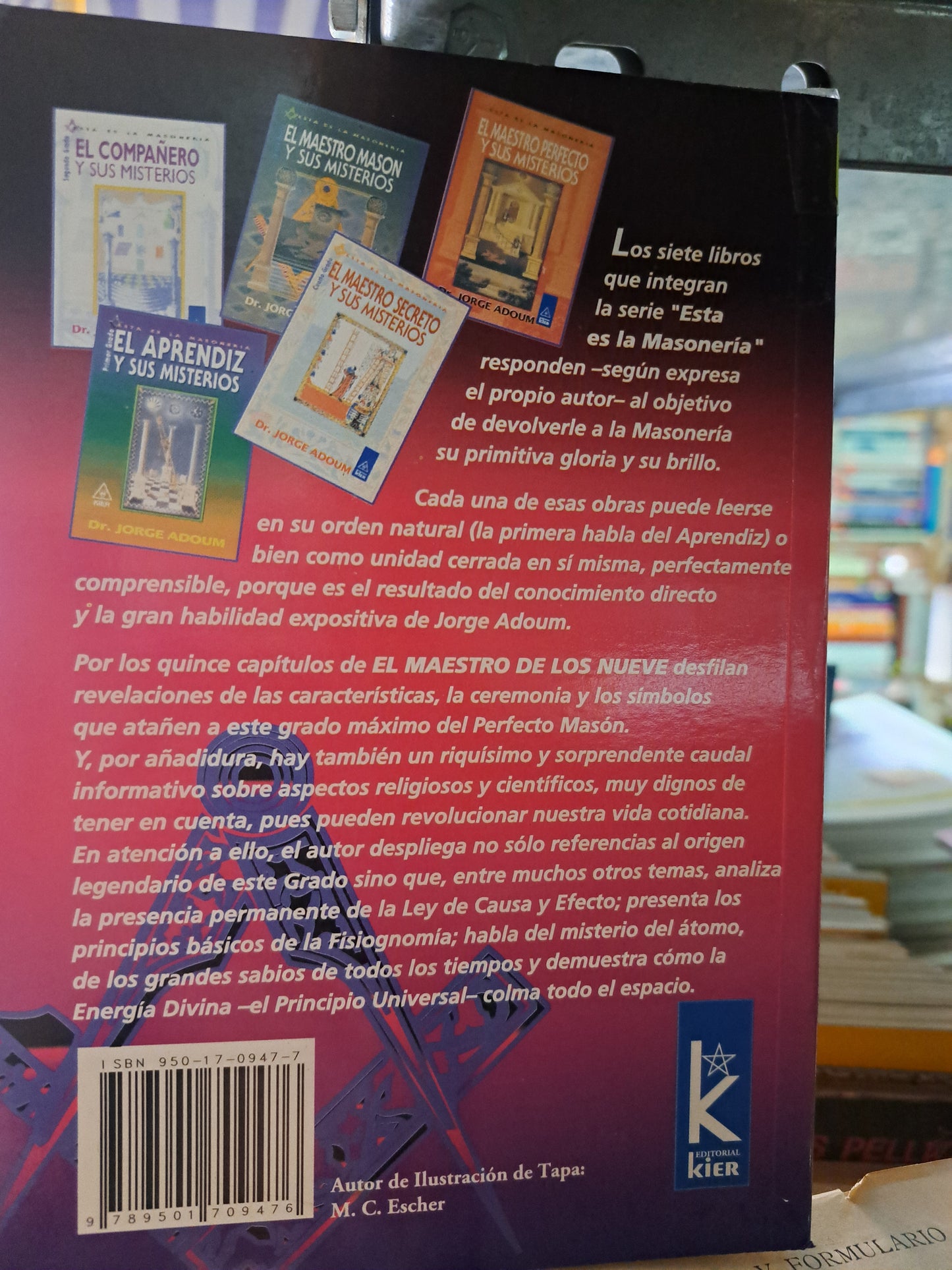 ESTA ES LA MASONERÍA EL MAESTRO DE LOS NUEVE JORGE ADOUM USADO MASONERÍA ALDAMA