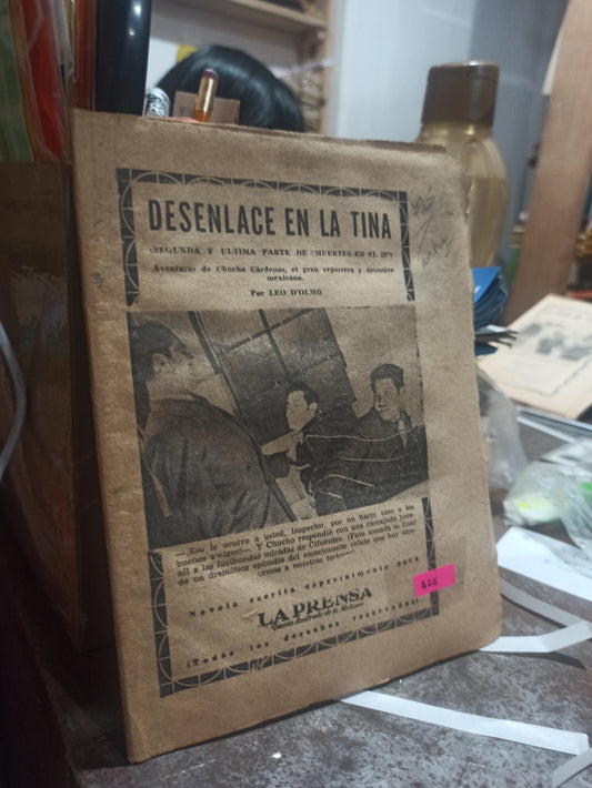 DESENLACE EN LA TINA POR LEO D'OLMO USADO ANTIGUOS ALDAMA