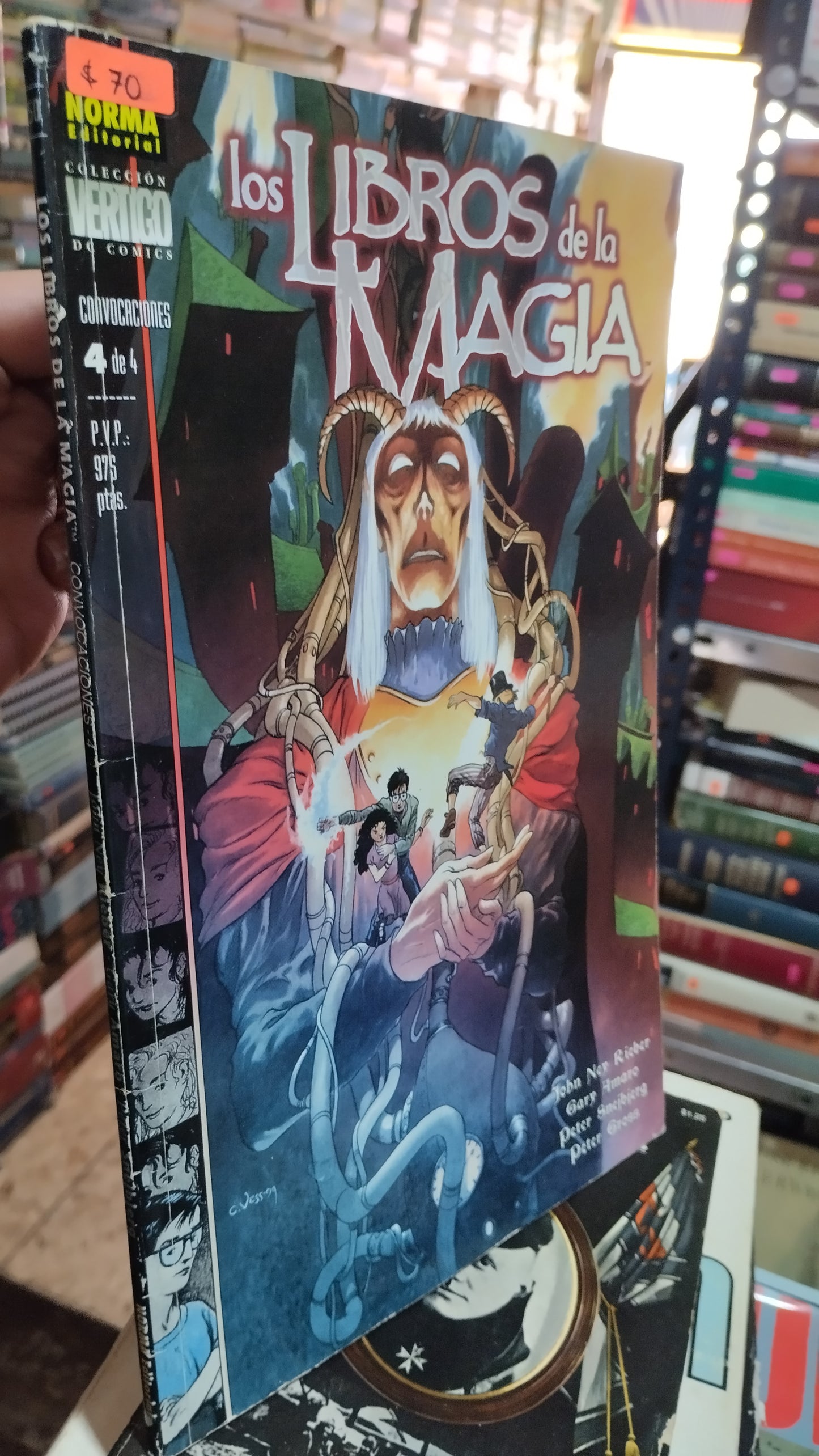 LOS LIBROS DE LA MAGIA POR JOHN NEY RIEBER LIBRO USADO NOVELAS ALDAMA