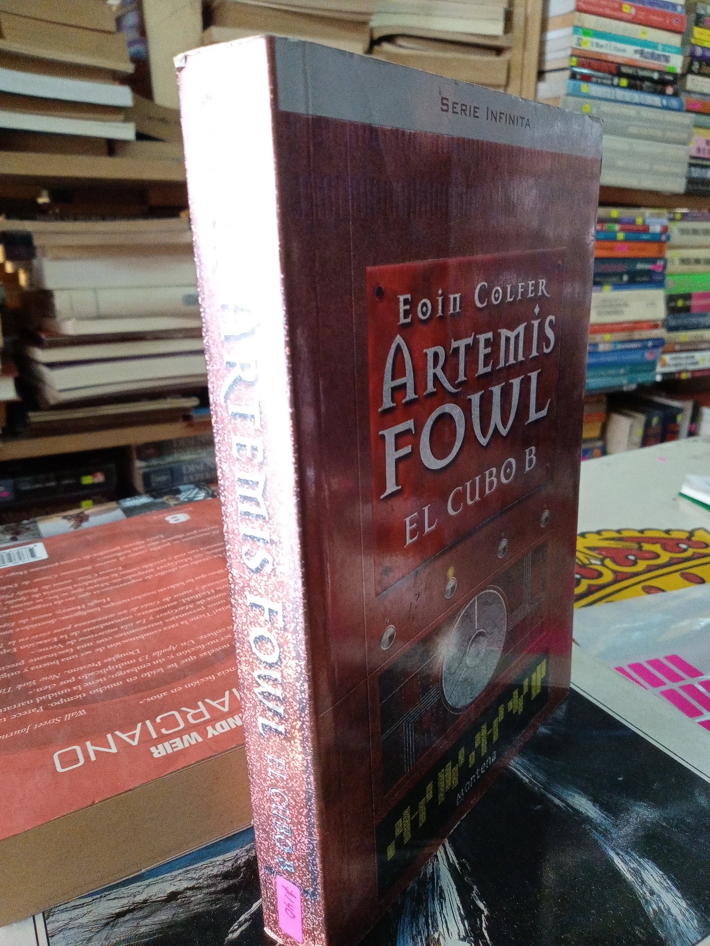 ARTEMIS FOWL EL CUBO B POR EOIN COLFER USADO NOVELA LITERARIO 207