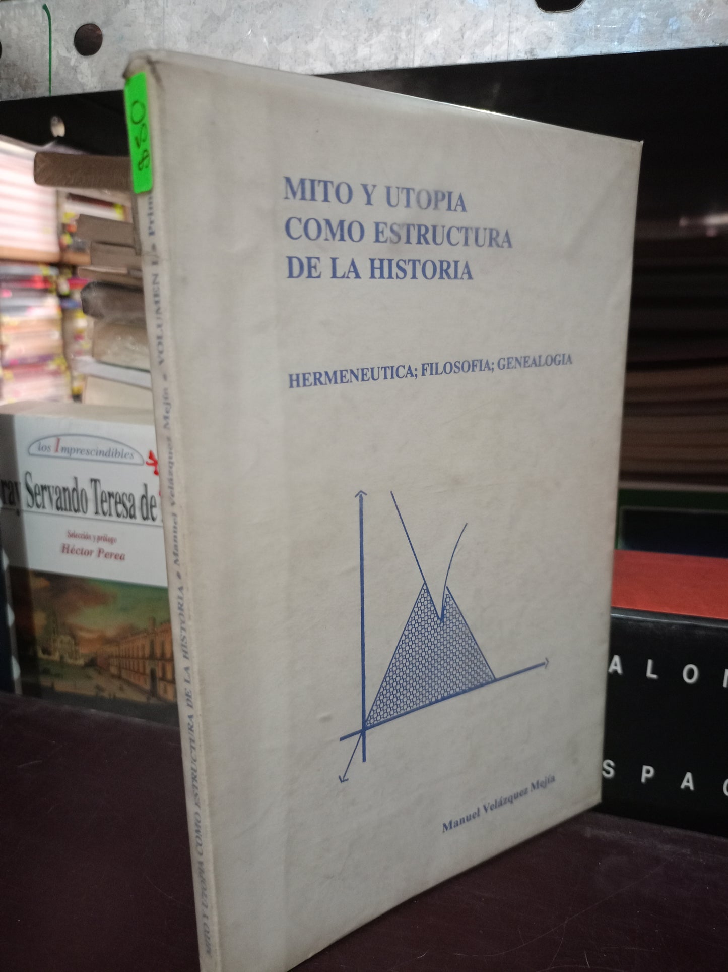 MITO Y UTOPÍA COMO ESTRUCTURA DE LA HISTORIA POR MANUEL VELÁZQUEZ MEJÍA USADO HISTORIA LITERARIA 305