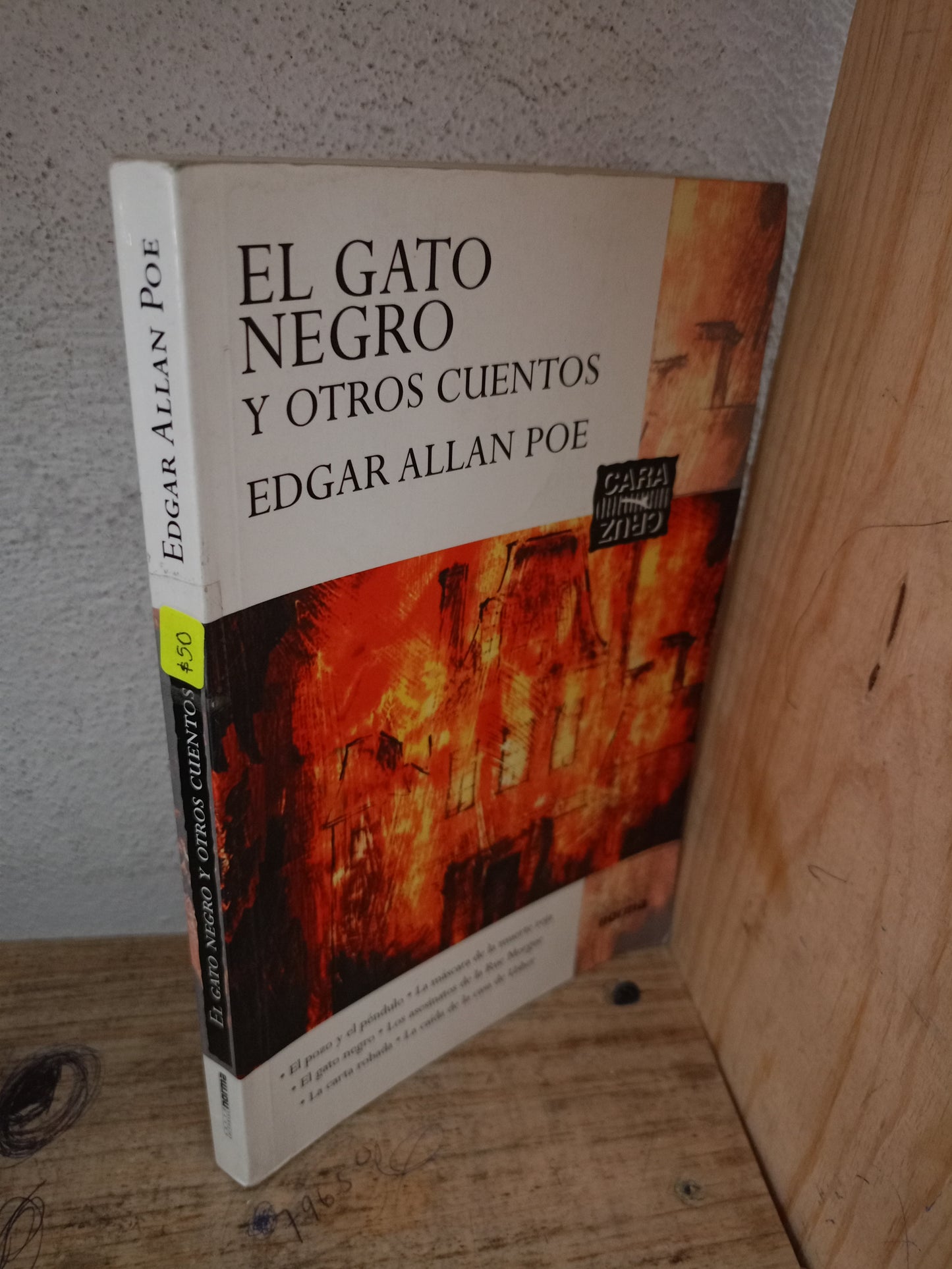 EL GATO NEGRO Y OTROS CUENTOS POR EDGAR ALLAN POE USADO NOVELA LITERARIO 305