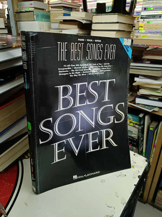 BEST SONGS EVER PIANO, VOCAL, GUITAR USADO ARTE LITERARIO 207