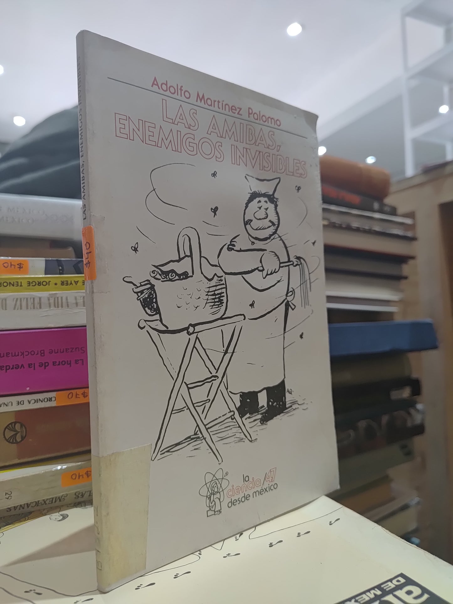 LAS AMIBAS ENEMIGOS INVISIBLES POR ADOLFO MARTINEZ PALOMO USADO NOVELAS JUAREZ 515
