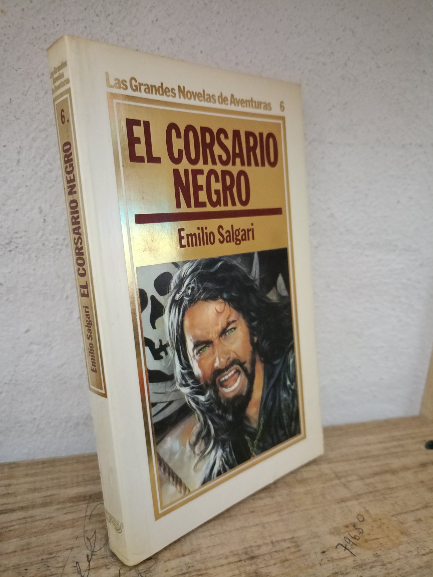 EL CORSARIO NEGRO EMILIO SALGARI USADO NOVELA LITERARIO 305
