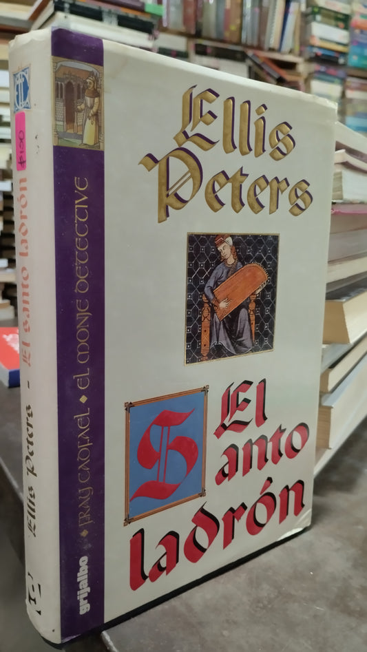 EL SANTO LADRON POR ELLIS PETERS LIBRO USADO NOVELAS ALDAMA