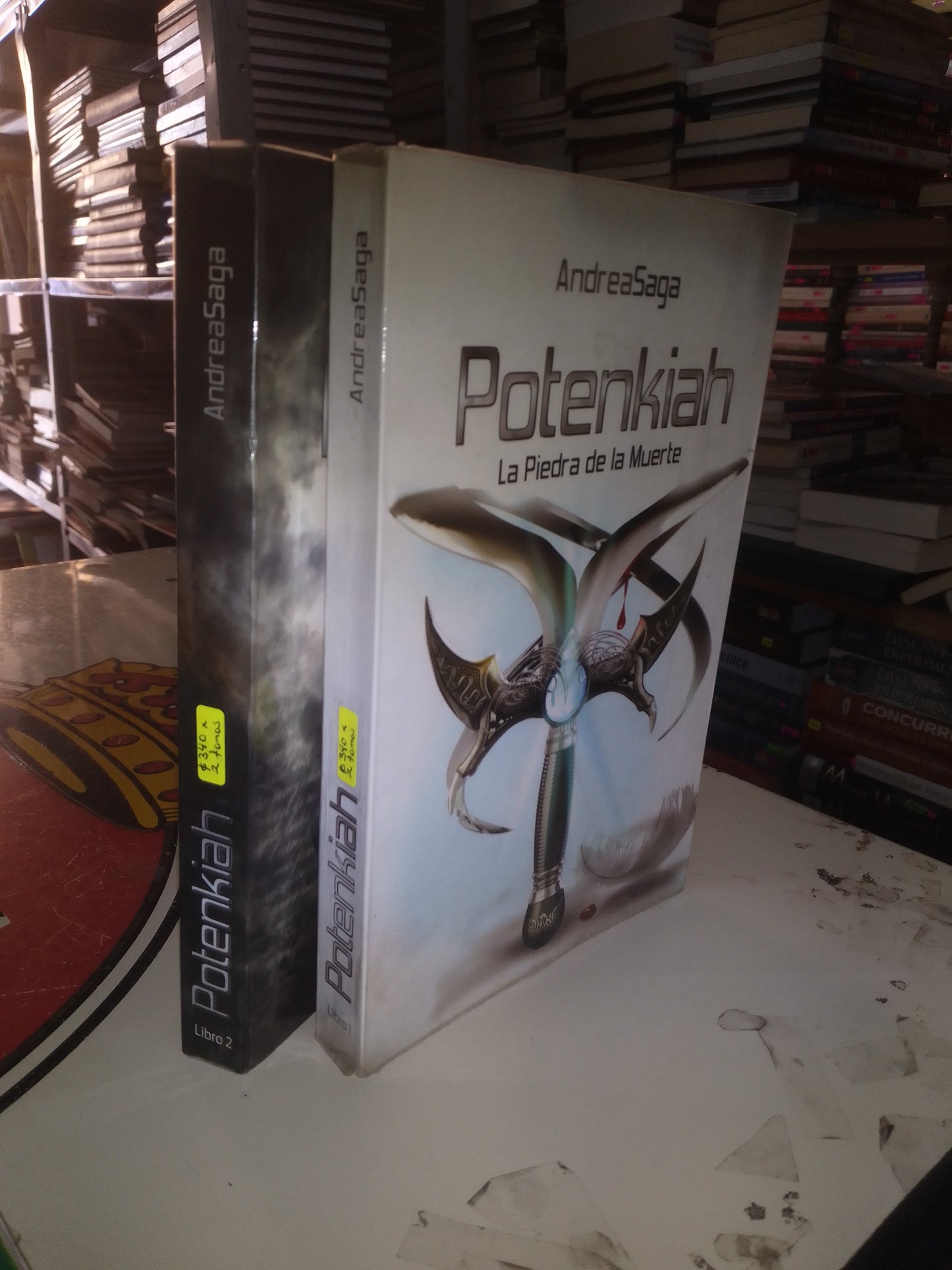 POTENKIAH LIBRO I Y LIBRO II POR ANDREA SAGA (2 TOMOS X $340) USADO NOVELA LITERARIO 207