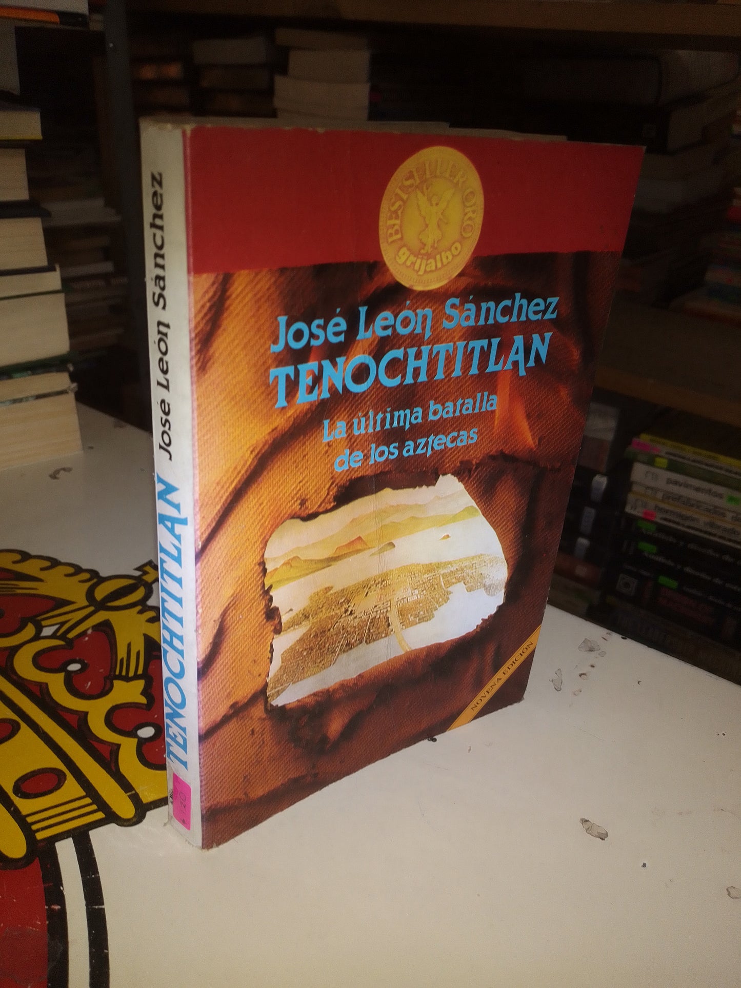 TENOCHTITLAN: LA ÚLTIMA BATALLA DE LOS AZTECAS POR JOSÉ LEÓN SÁNCHEZ USADO NOVELA LITERARIO 207