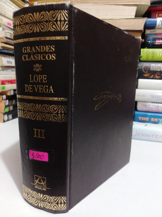 OBRAS SELECTAS TOMO 3 POR LÓPEZ FÉLIX DE VEGA CARPIO USADO NOVELA JUÁREZ