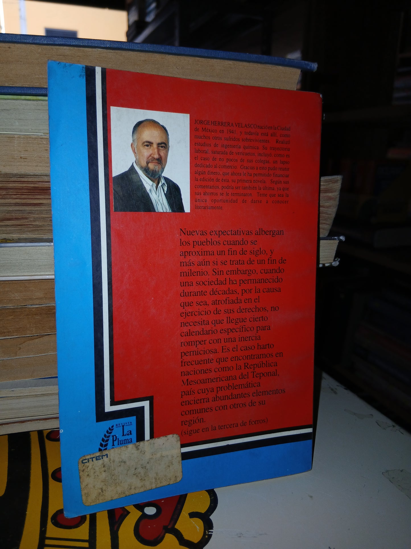 CASI EN EL SIGLO XXI... ¡CHIN! POR JORGE HERRERA VELASCO USADO NOVELA LITERARIO 207