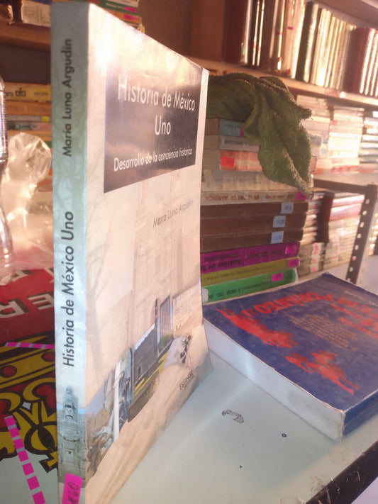 HISTORIA DE MEXICO UNO DESARROLLO DE LA CONCIENCIA HISTORICA POR MARIA LUNA ARGUDIN USADO HISTORIA ALDAMA