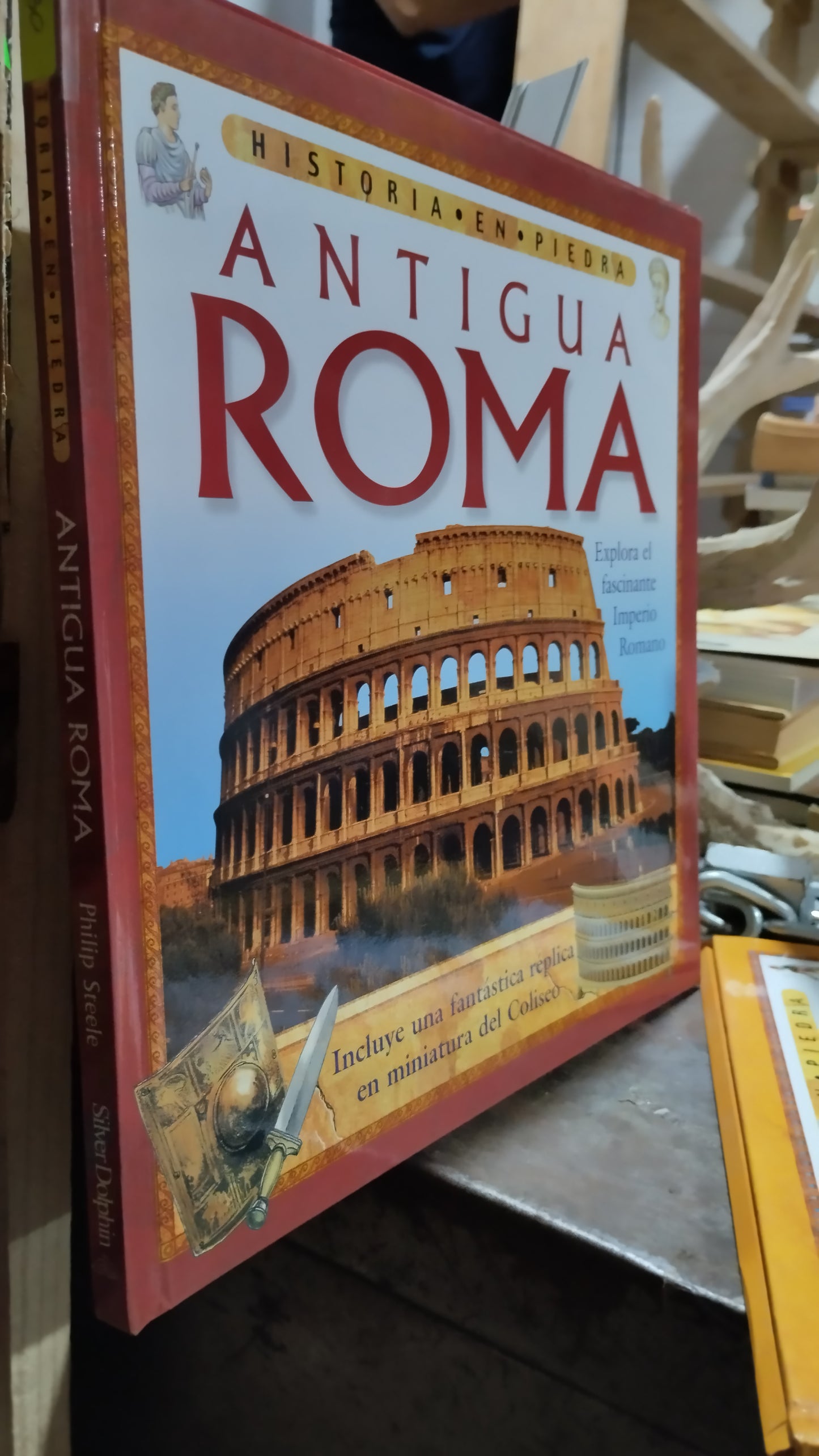ANTIGUA ROMA POR PHILIP STEELE LIBRO USADO HISTORIA ALDAMA