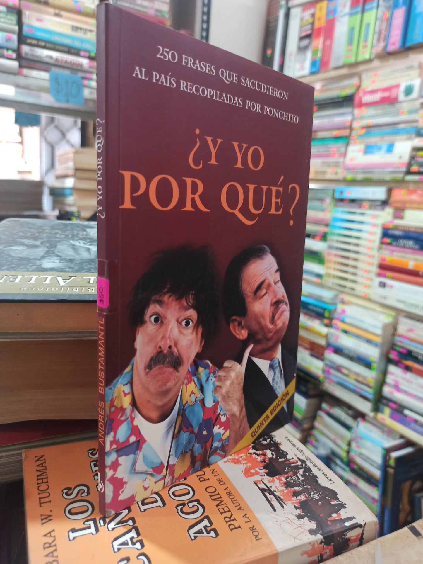 ¿Y YO POR QUÉ? POR ANDRÉS BUSTAMANTE USADO NOVELAS ALDAMA