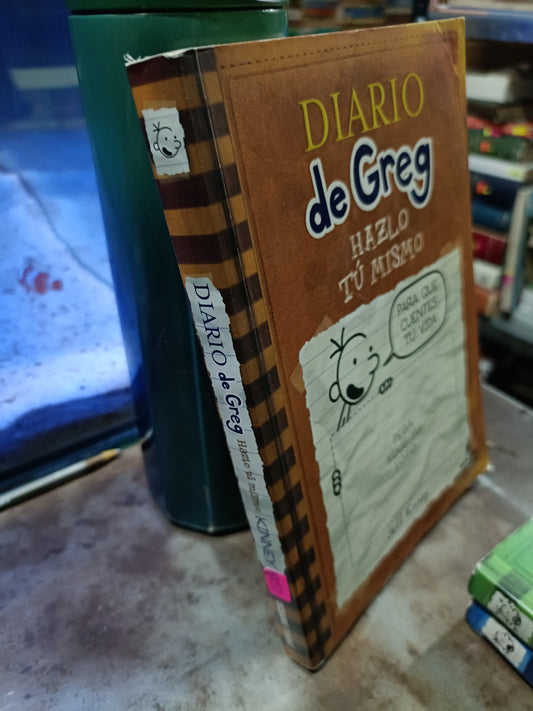 DIARIO DE GREG HAZLO TU MISMO POR JEFF KINNEY USADO INFANTIL ALDAMA