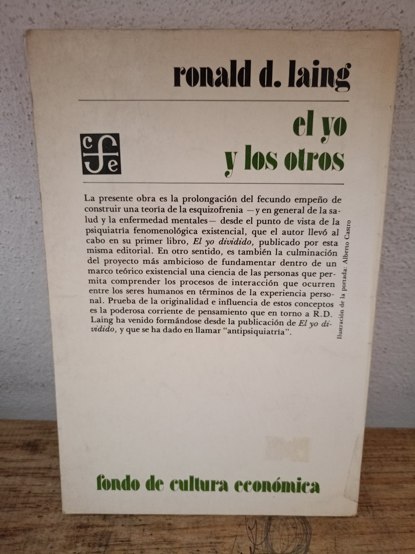 EL YO Y LOS OTROS POR RONALD D. LAING USADO PSICOLOGÍA LITERARIO 305