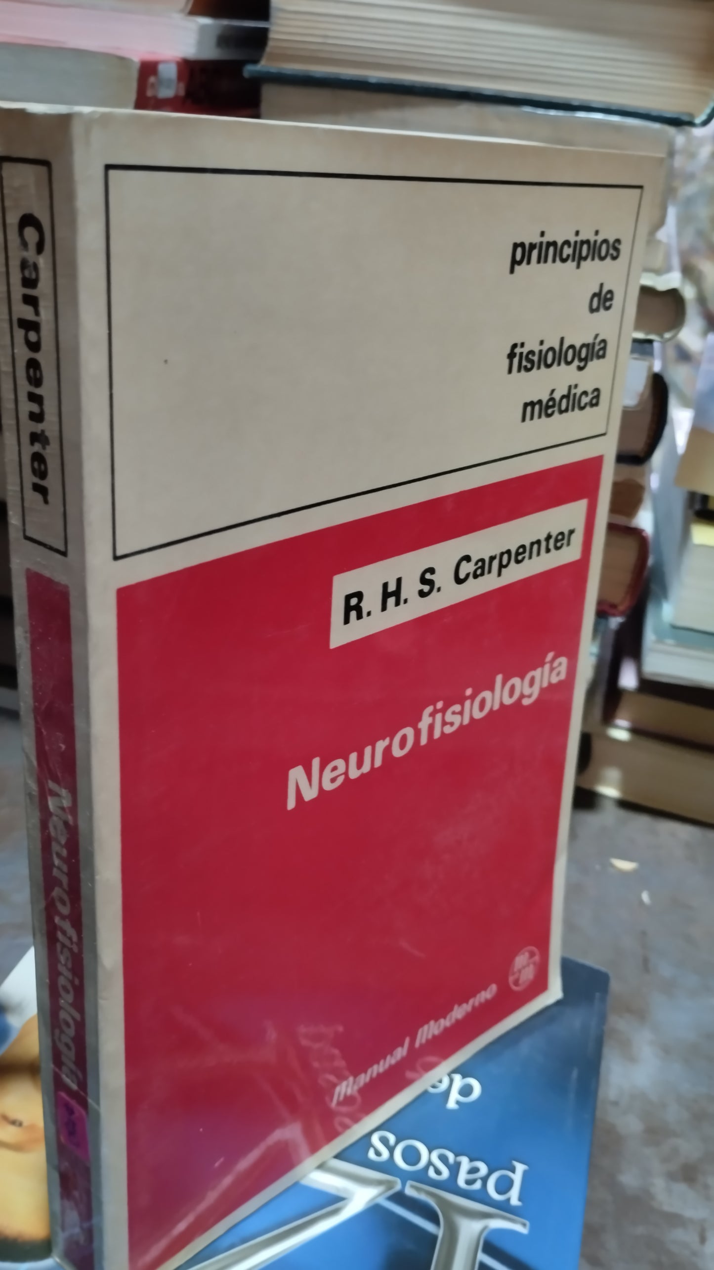 NEUROFISIOLOGIA POR R H S CARPENTER LIBRO USADO SALUD ALDAMA