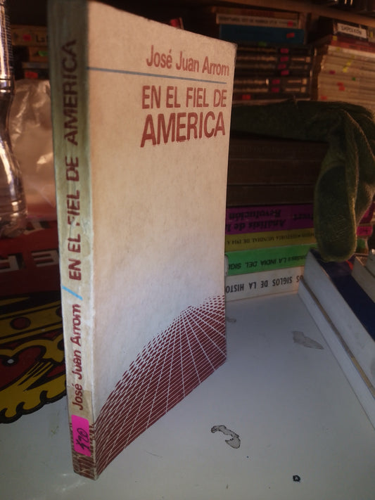 EN EL FIEL DE AMERICA POR JOSE JUAN ARROM USADO HISTORIA LITERARIO 207