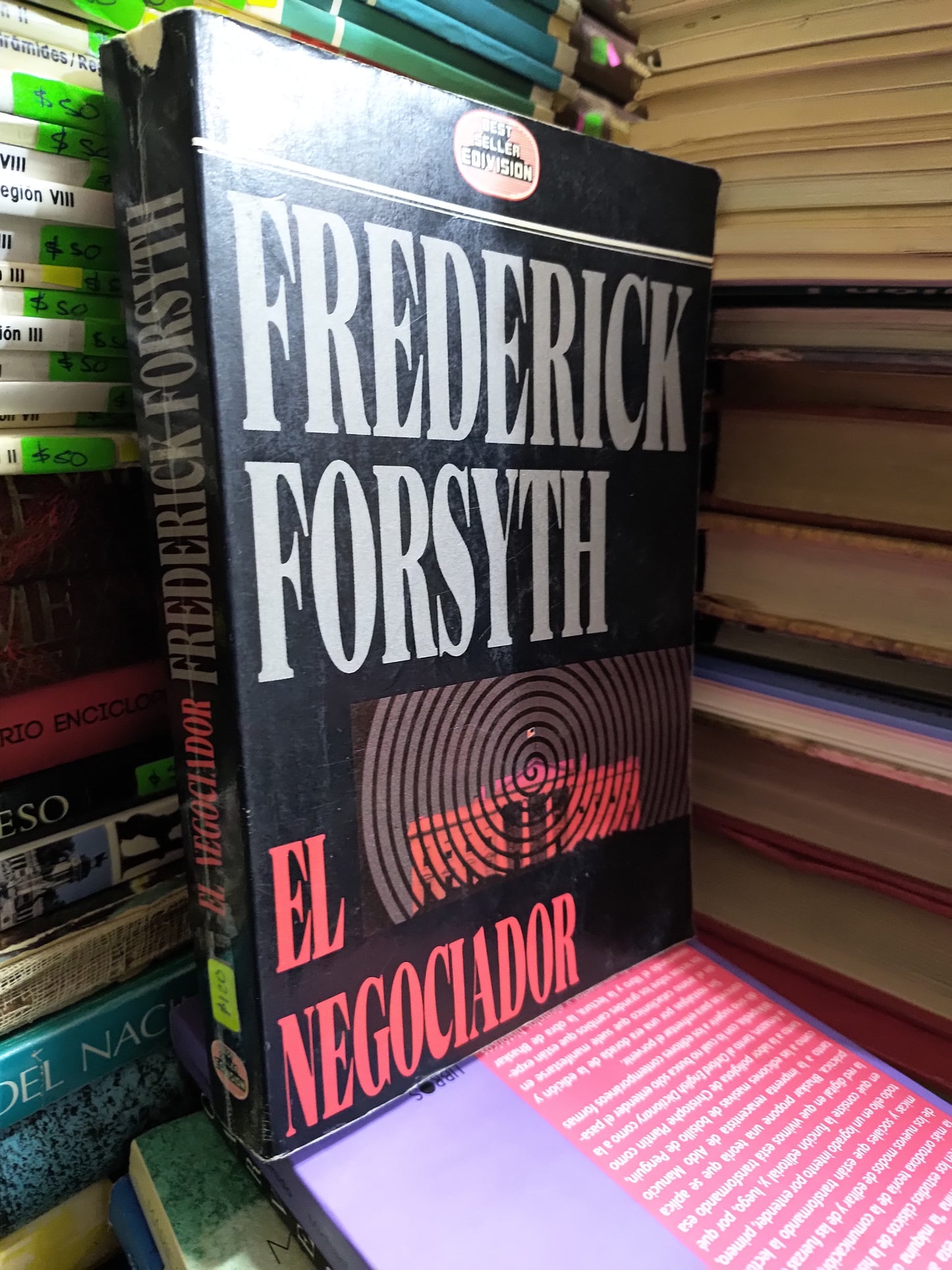 EL NEGOCIADOR POR FREDERICK FORSYTH USADO NOVELAS JUAREZ 507