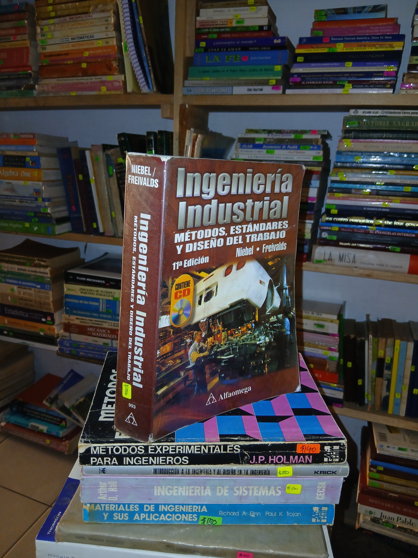 INGENIERIA INDUSTRIAL: MÉTODOS, ESTÁNDARES Y DISEÑO DEL TRABAJO POR NIEBEL Y FREIVALDS USADO INGENIERÍA LITERARIO 207