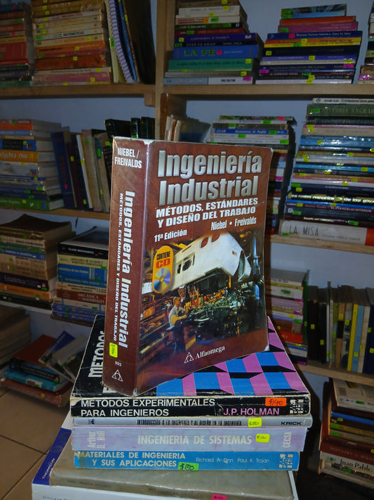 INGENIERIA INDUSTRIAL: MÉTODOS, ESTÁNDARES Y DISEÑO DEL TRABAJO POR NIEBEL Y FREIVALDS USADO INGENIERÍA LITERARIO 207