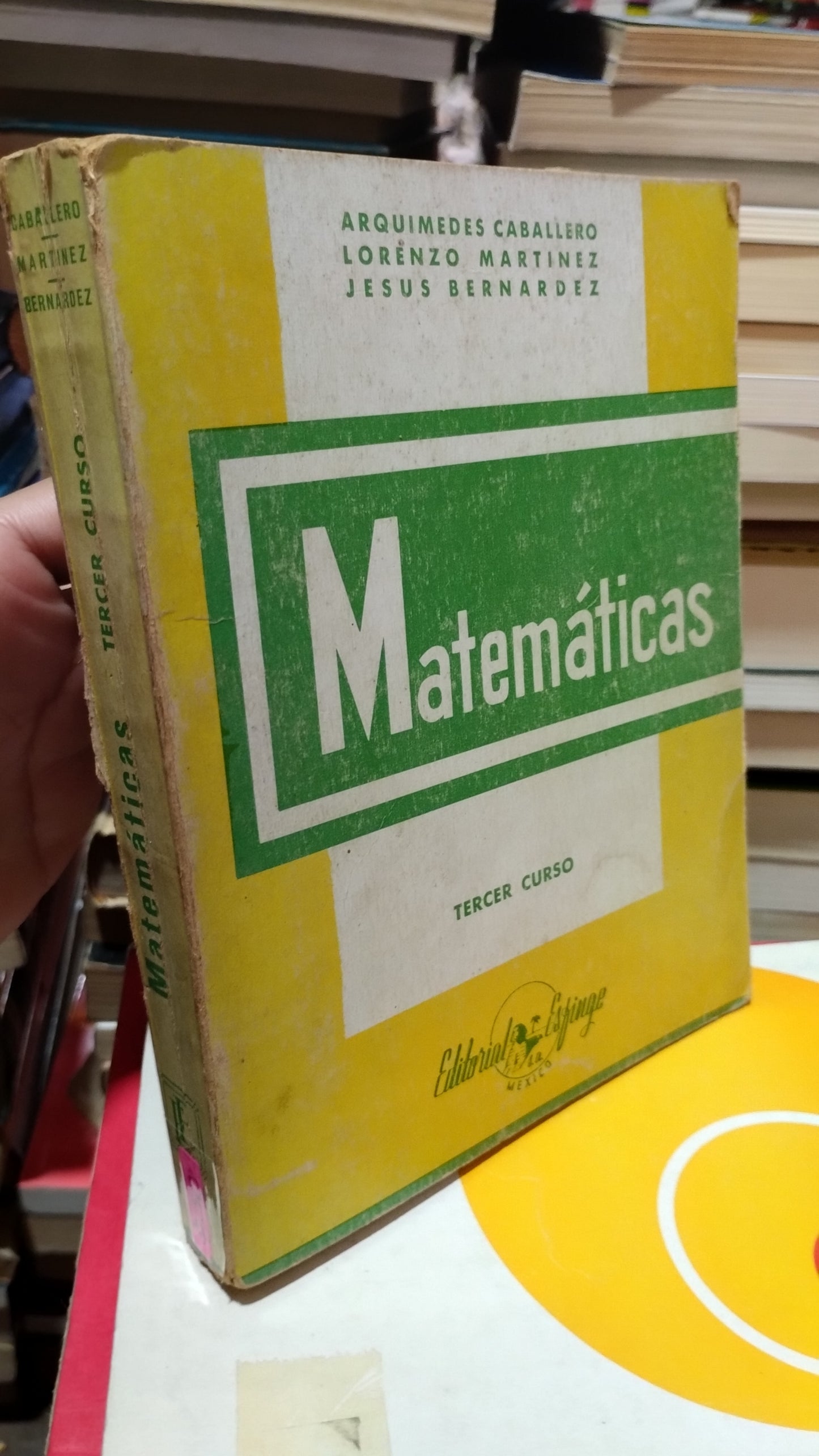 MATEMATICAS POR ARQUIMEDES CABALLERO LIBRO USADO MATEMATICAS ALDAMA