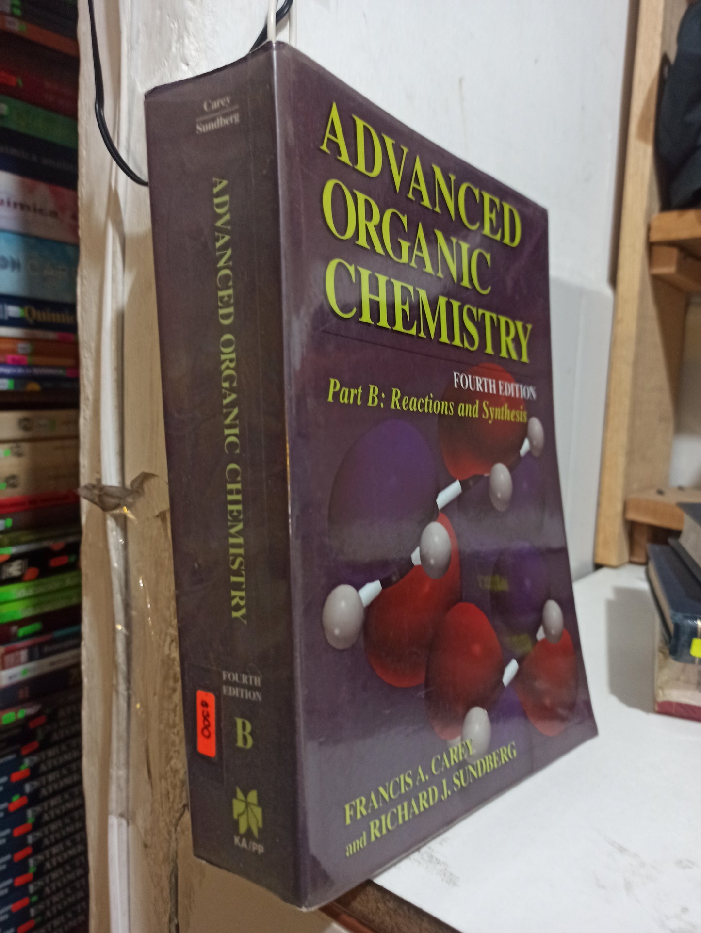 ADVANCED ORGANIC CHEMISTRY POR FRANCIS A. CAREY USADO SALUD JUÁREZ