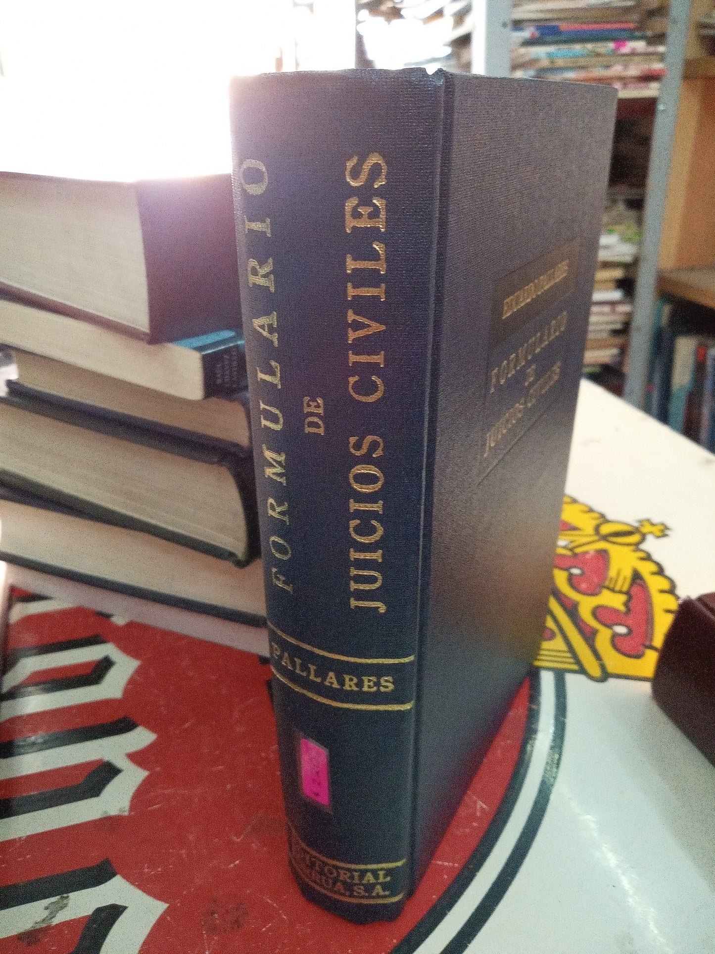 FORMULARIO DE JUICIOS CIVILES POR EDUARDO PALLARES USADO DERECHO LITERARIO 207