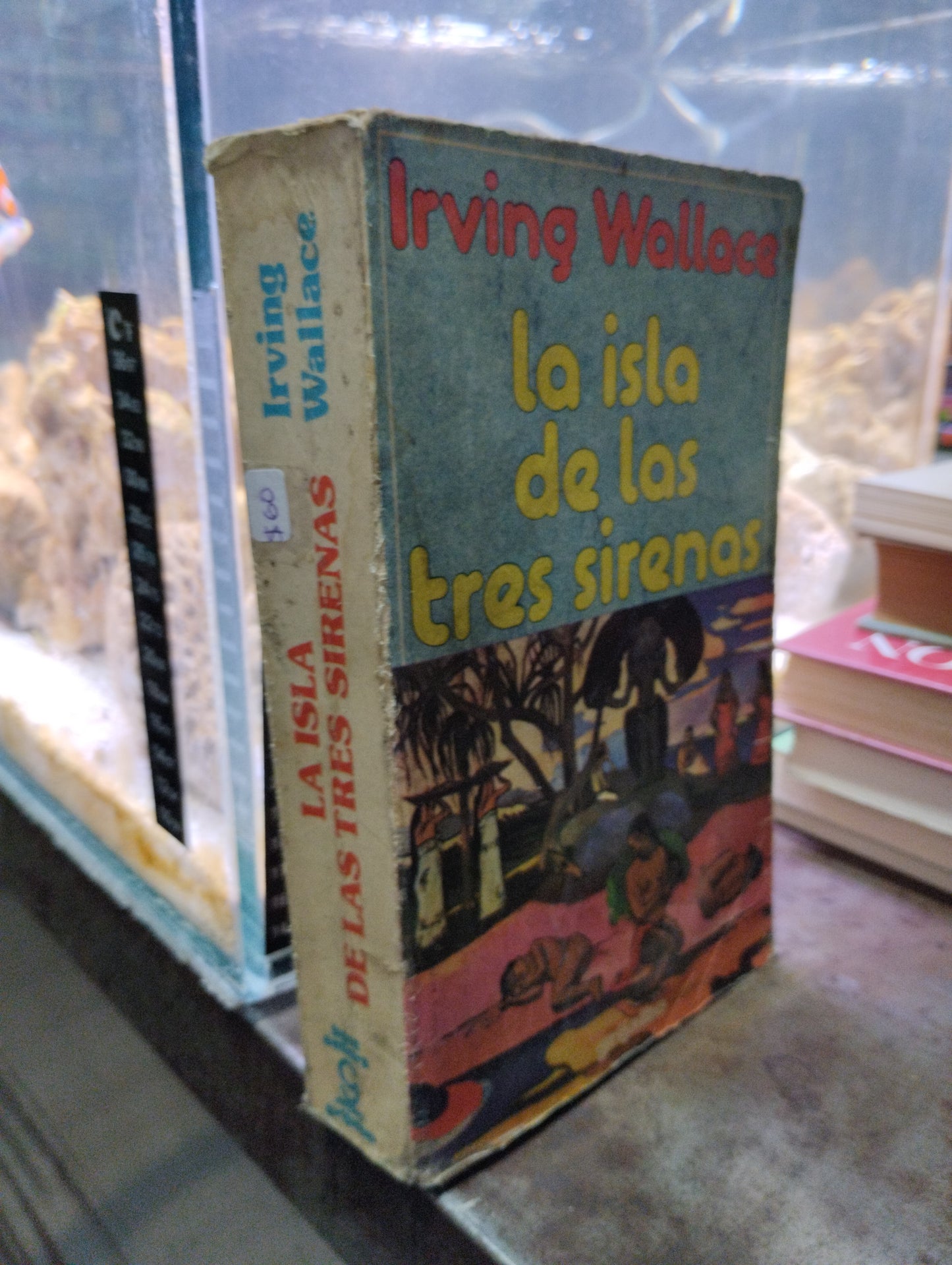 LA ISLA DE LAS TRES SIRENAS POR IRVING WALLACE USADO NOVELAS ALDAMA