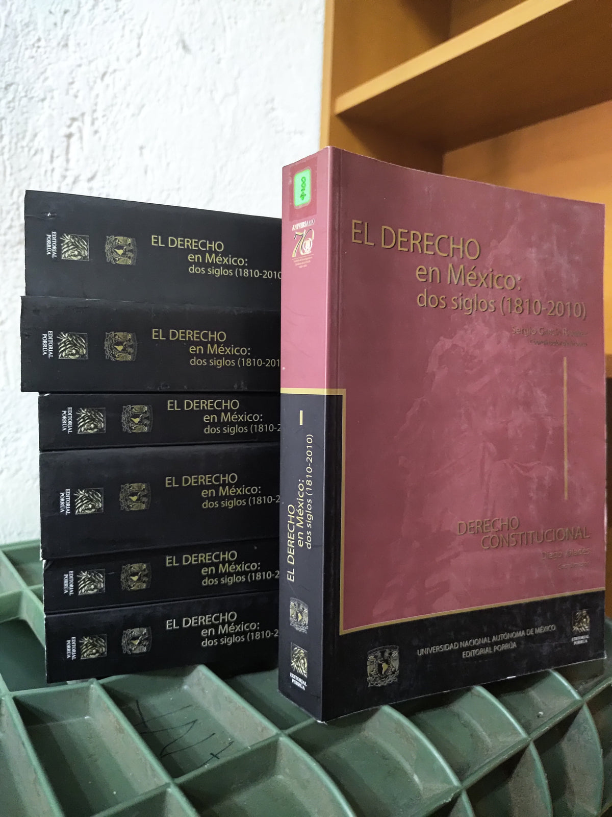 COLECCION EL DERECHO EN MEXICO DOS SIGLOS POR SERGIO GARCIA RAMIREZ USADO DERECHO JUAREZ 515 7 TOMOS $100 C/U