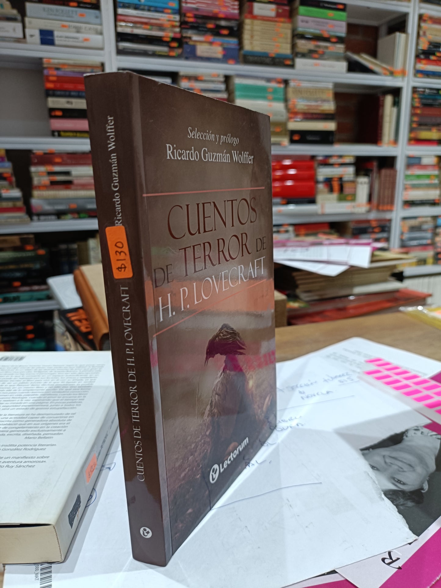 CUENTOS DE TERROR DE H P LOVECRAFT POR RICARDO GUZMAN WOLFFER USADO NOVELA JUAREZ 515
