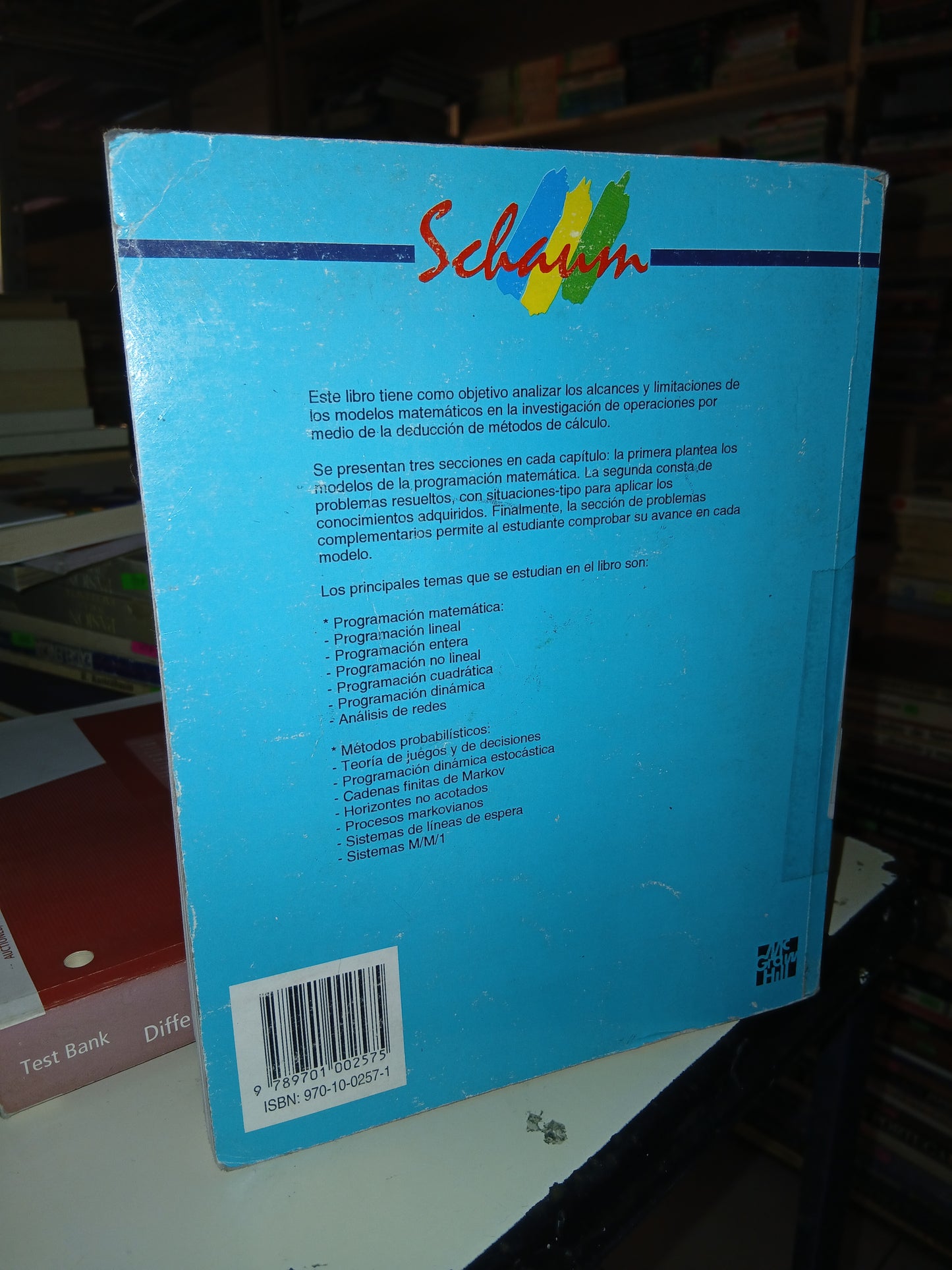 INVESTIGACIÓN DE OPERACIONES POR RICHARD BRONSON USADO ECUACIONES LITERARIO 207