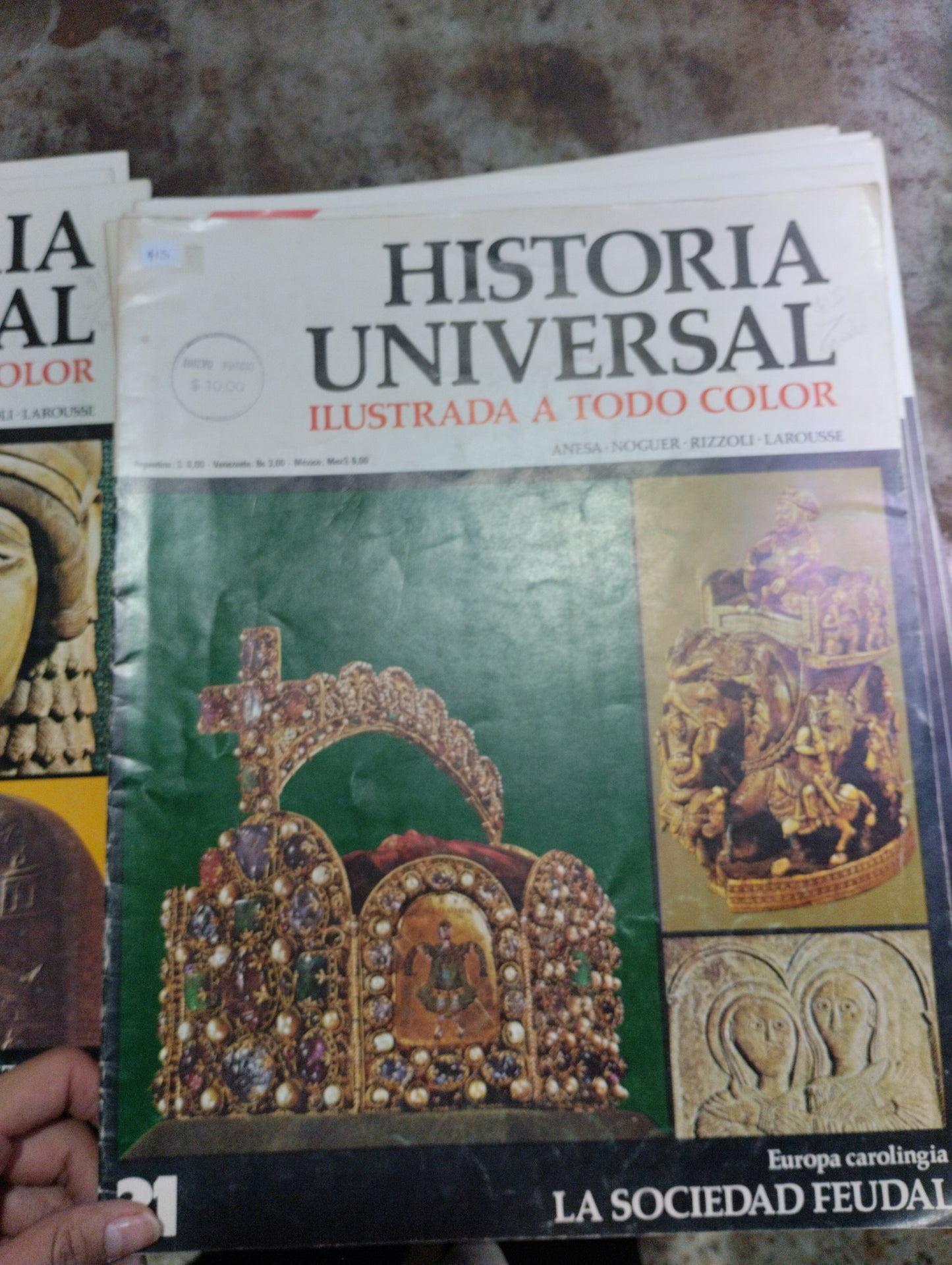 HISTORIA UNIVERSAL ILUSTRADA A TODO COLOR POR ANESA NOGUER RIZZOLI LAROUSSE USADO ARTE ALDAMA
