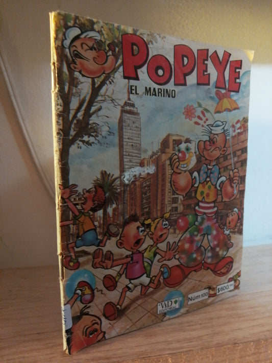 POPEYE EL MARINO COMIC USADO NOVELA JUÁREZ