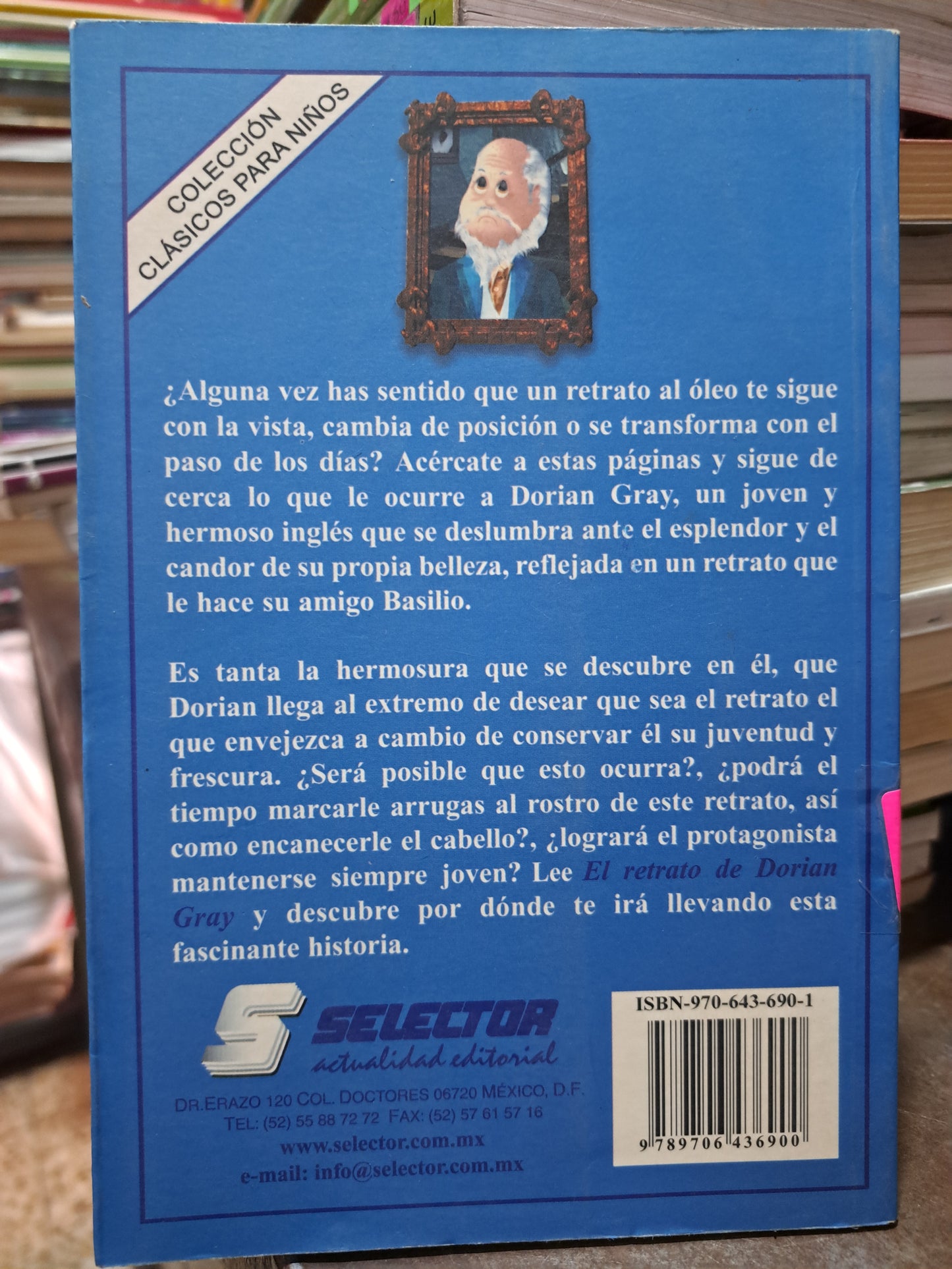 EL RETRATO DE DORIAN GRAY PARA NIÑOS OSCAR WILDE USADO INFANTIL LITERARIO
