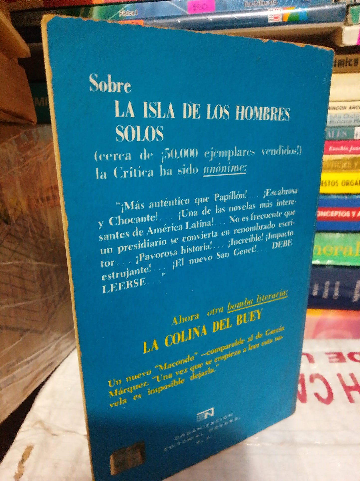 LA COLINA DEL BUEY POR JOSÉ LEÓN SÁNCHEZ USADO NOVELA JUÁREZ