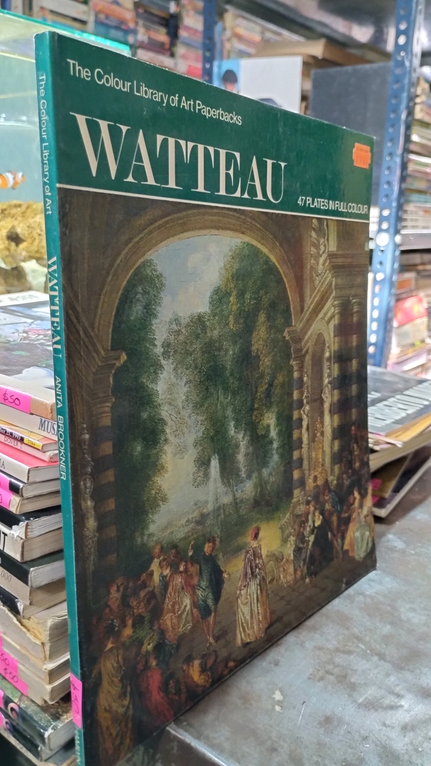 WATTEAU POR ANITA BROOKNER LIBRO USADO ARTE ALDAMA