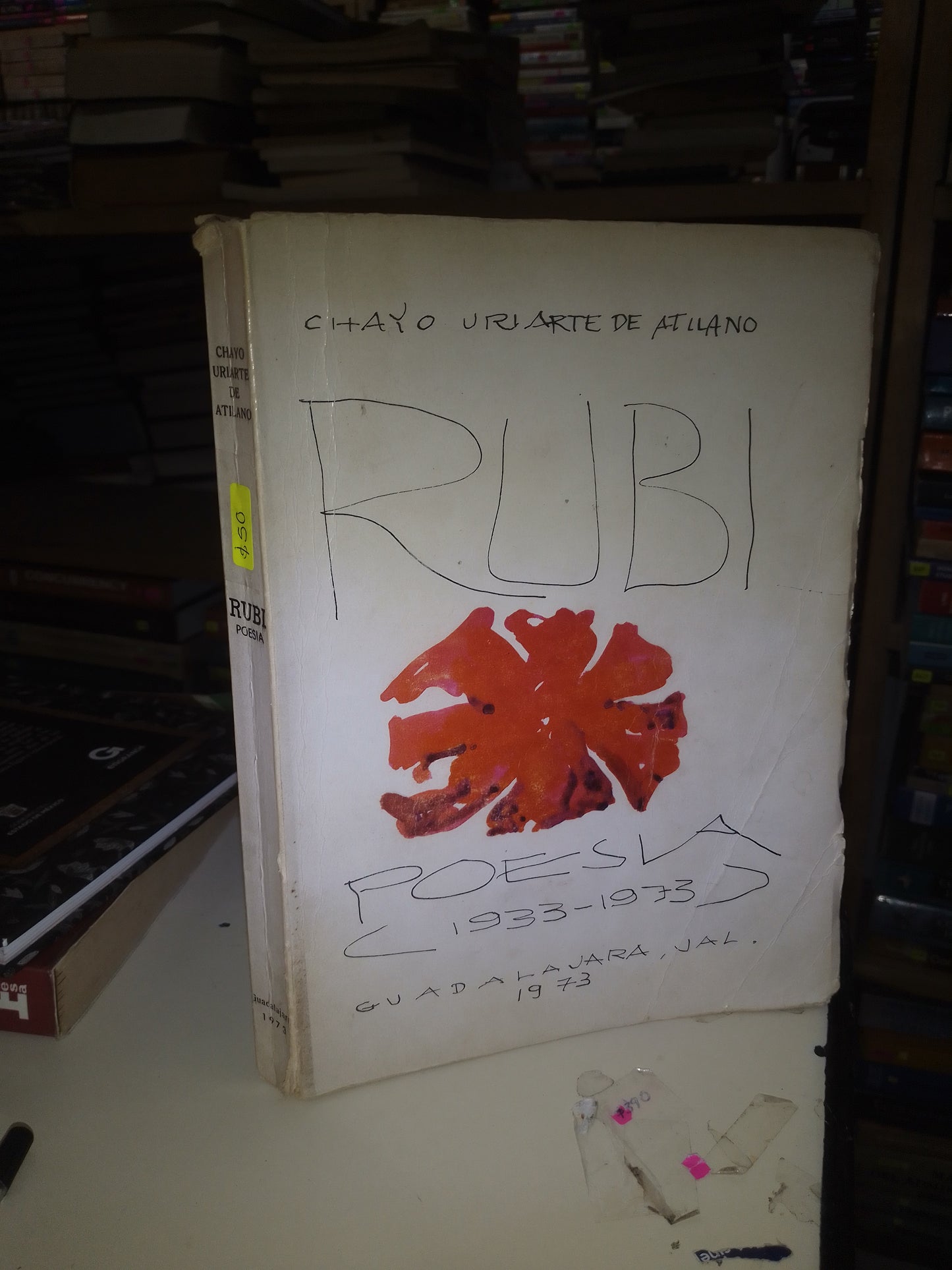 RUBÍ POR CHAYO URIARTE DE ATILANO USADO POESÍA LITERARIO 207