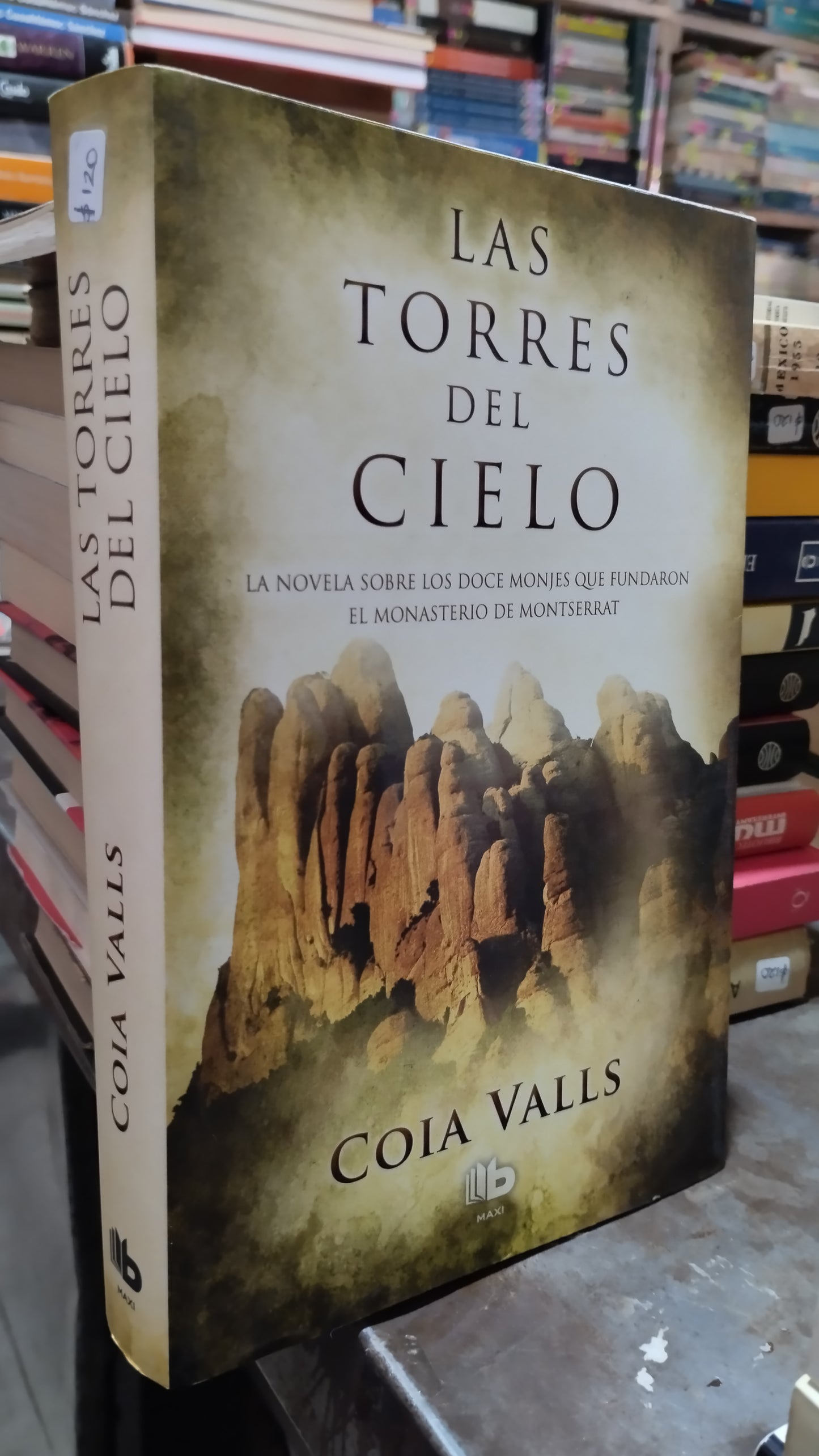 LAS TORRES DEL CIELO POR COIA VALLS LIBRO USADO NOVELAS ALDAMA