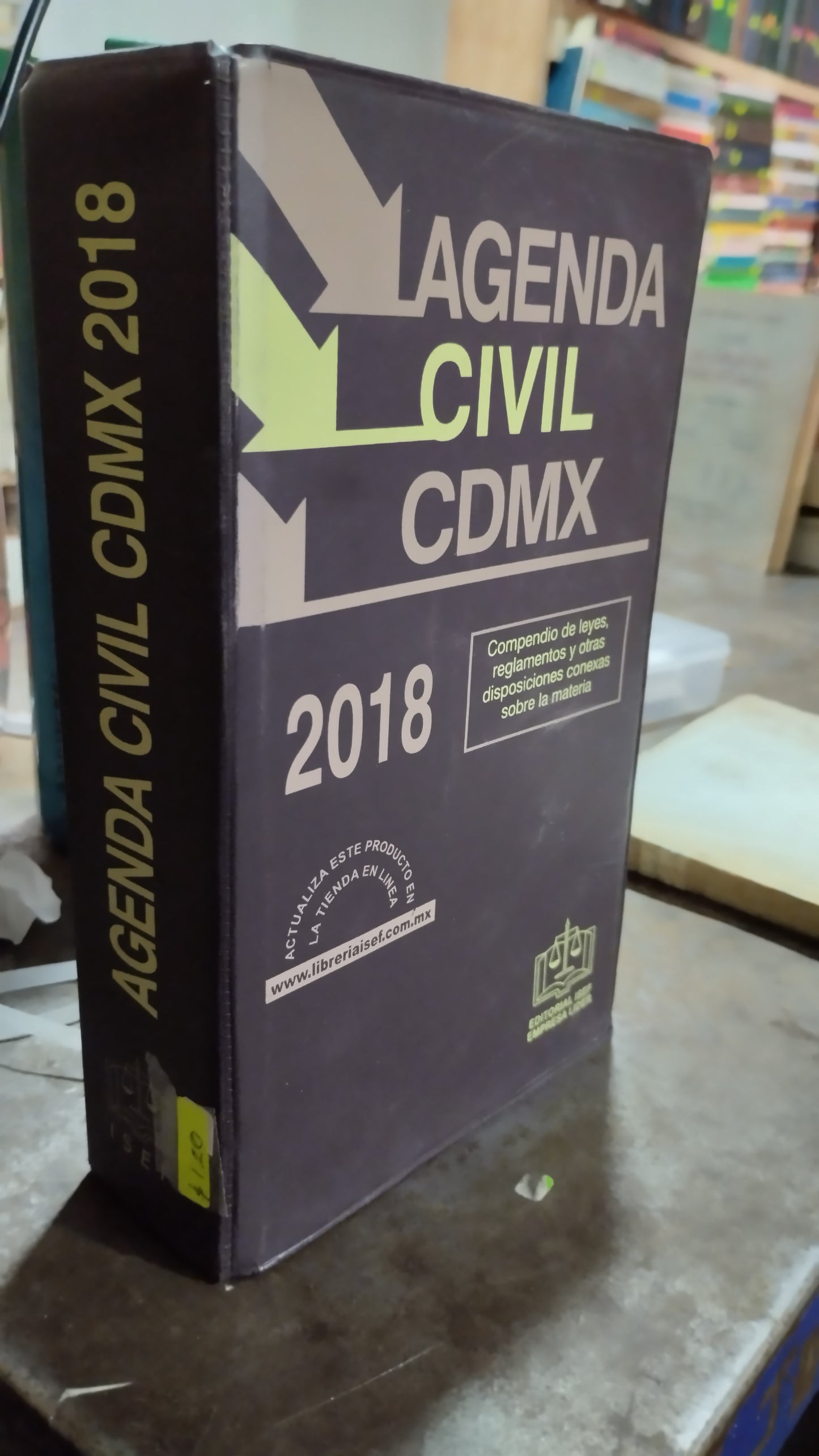 AGENDA CIVIL CDMX 2018 LIBRO USADO DERECHO ALDAMA
