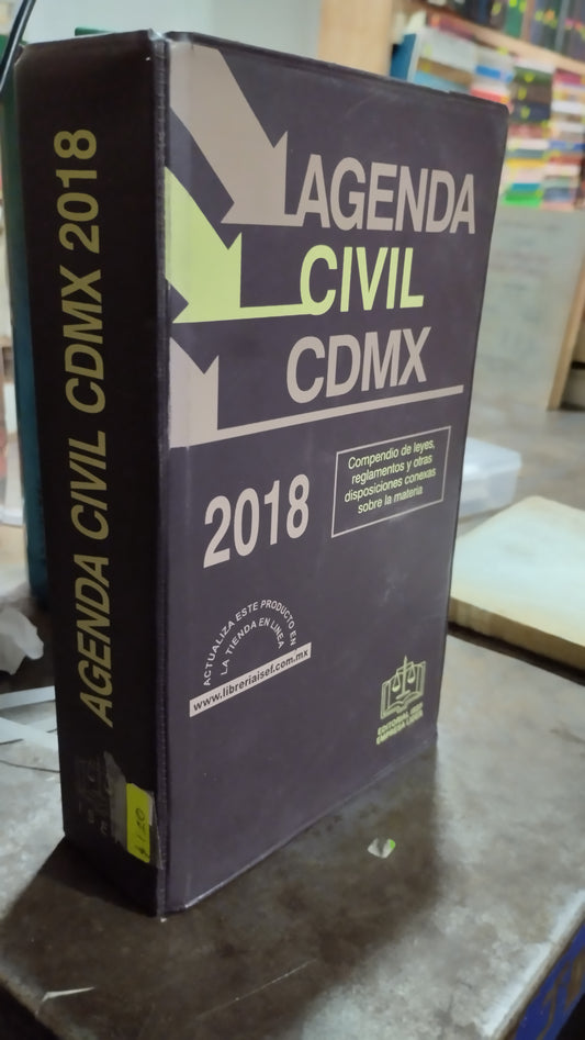 AGENDA CIVIL CDMX 2018 LIBRO USADO DERECHO ALDAMA