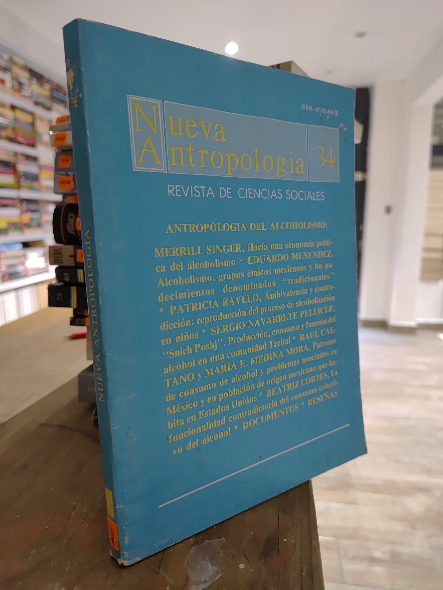 NUEVA ANTROPOLOGIA 34 POR VARIOS AUTORES USADO HISTORIA JUAREZ 515