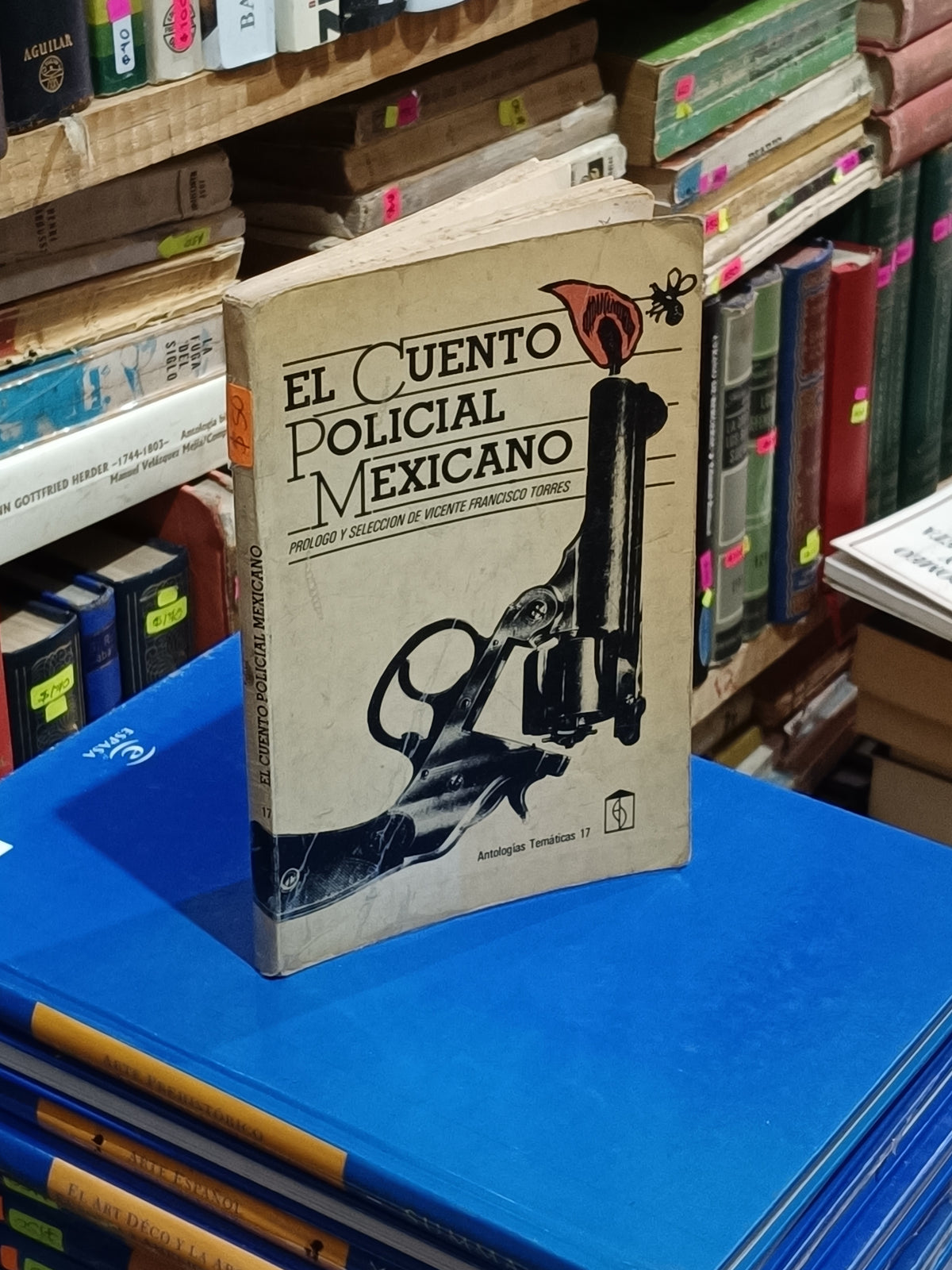 EL CUENTO POLICIAL MEXICANO VICENTE FRANCISCO TORRES USADO NOVELA LITERARIO 305
