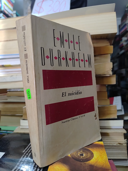 EL SUICIDIO POR EMILE DURKHEIM USADO NOVELAS JUAREZ 507