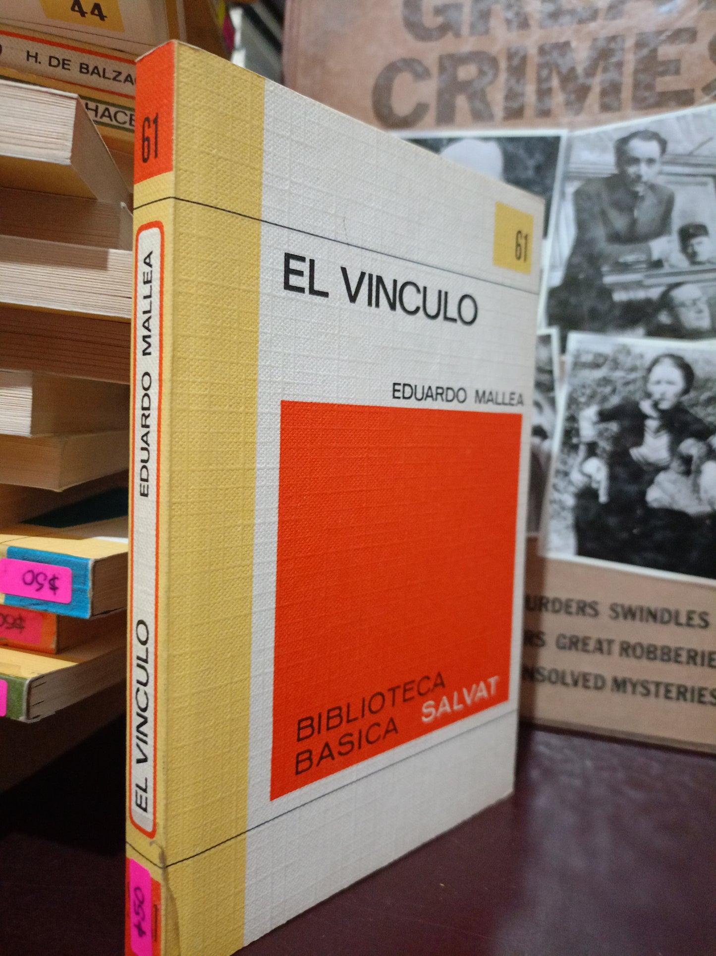 EL VÍNCULO EDUARDO MALLEA USADO NOVELA LITERARIO 305