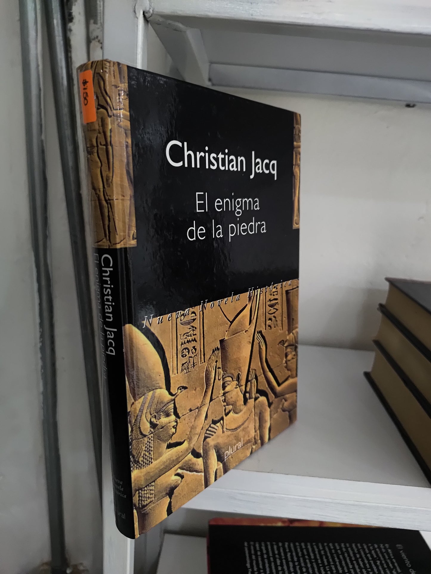 EL ENIGMA DE LA PIEDRA POR CHRISTIAN JACQ USADO NOVELAS JUAREZ 515