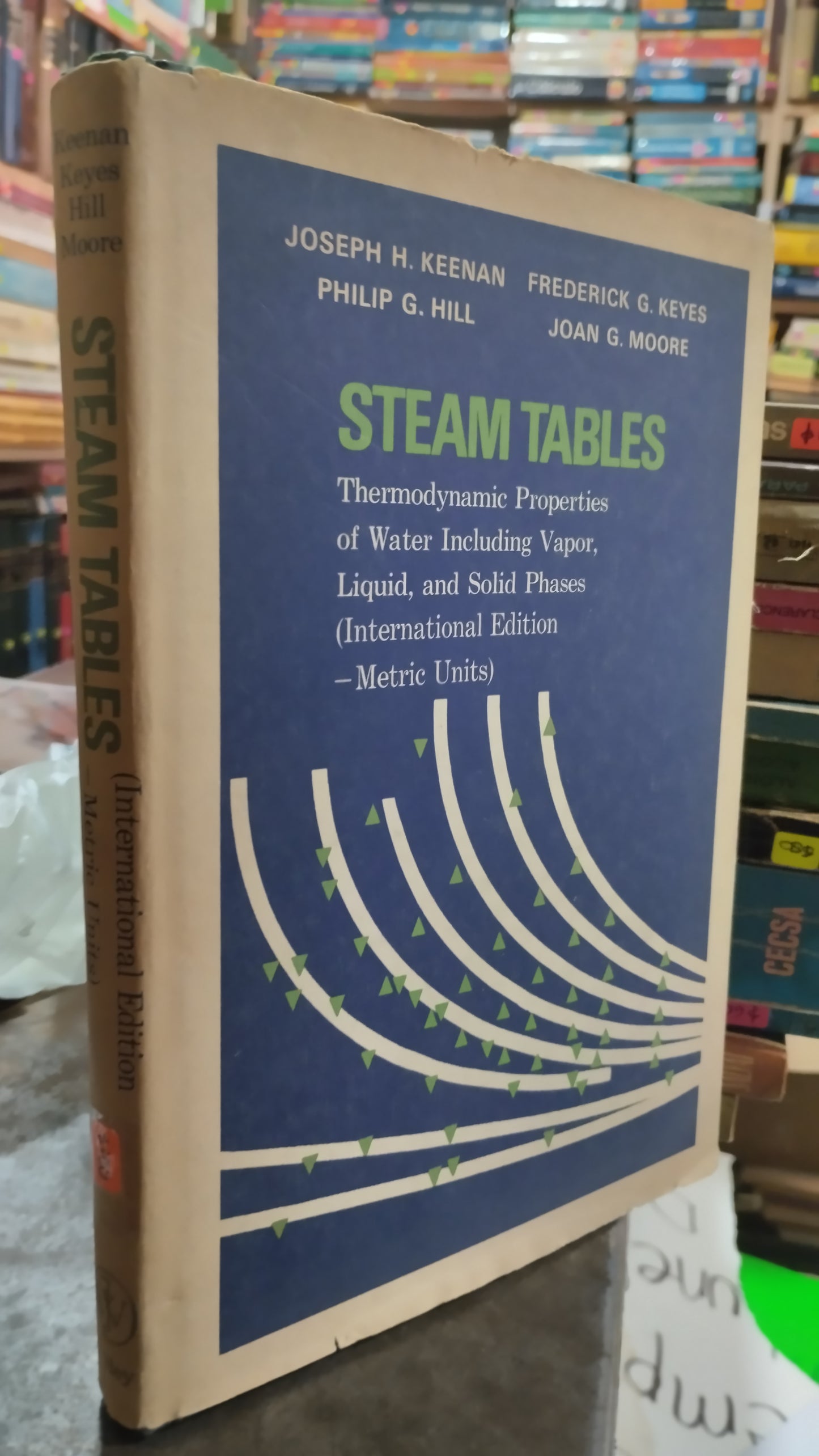 STEAM TABLES POR JOSEPH H KEENAN LIBRO USADO FISICA ALDAMA